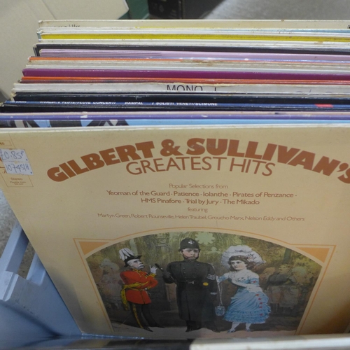 757 - Forty-two LP records, mostly classical including Beethoven and Mozart