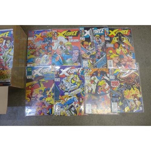 759 - A box of sixty-four DC comics