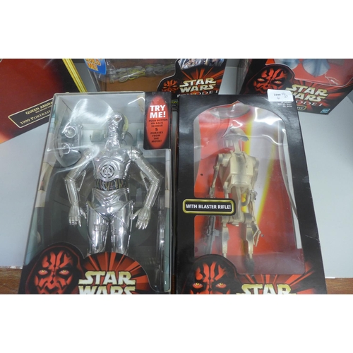 765 - Five Star Wars Episode 1 figures, boxed