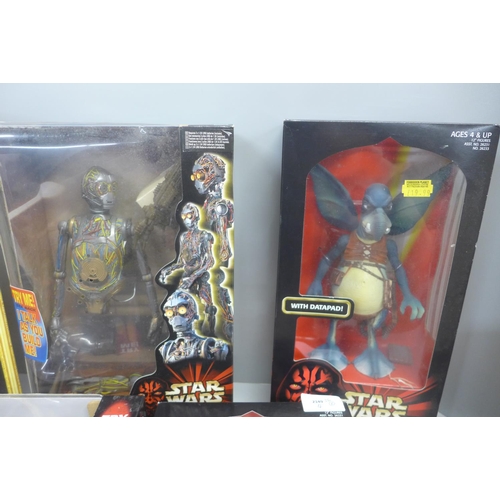 765 - Five Star Wars Episode 1 figures, boxed