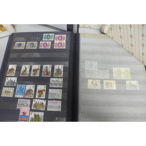 775 - Five albums of world stamps