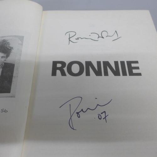 789 - A Rolling Stones Ronnie Wood signed book