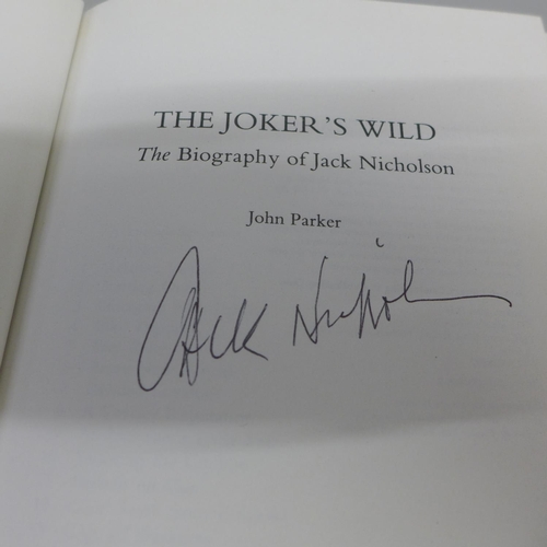 790 - A Jack Nicholson signed book