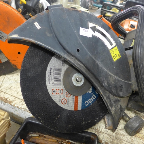 2003 - Petrol-driven stone cutting saw - W