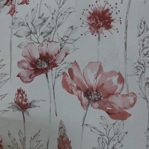 2045 - 10 Rolls of Graham and brown red-grey Floral Sketch wallpaper, 100 sq mtrs coverage £23/roll