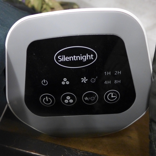 2163 - Silentnight bedside heater/fan and inflatable bed