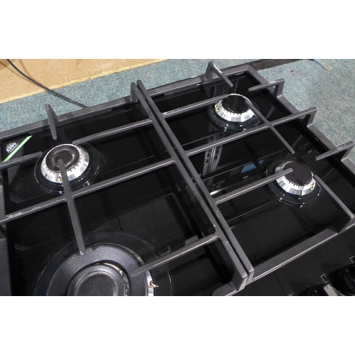 3014 - Zanussi 4-Burner Gas On Glass Hob * This lot is subject to VAT