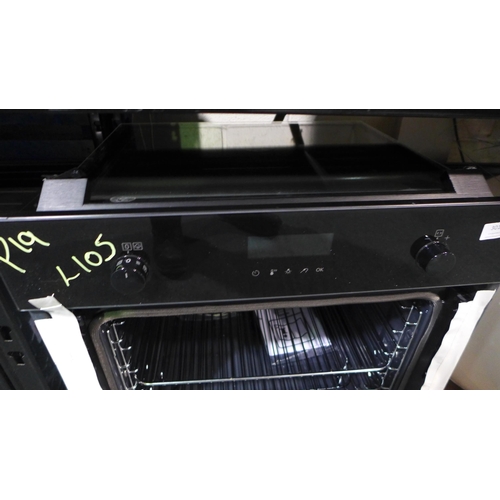 3016 - AEG Single Pyrolytic Steam Oven - BROKEN GLASS DOOR (H594xW594xD567) - model no.:- BPK552220M, origi... 