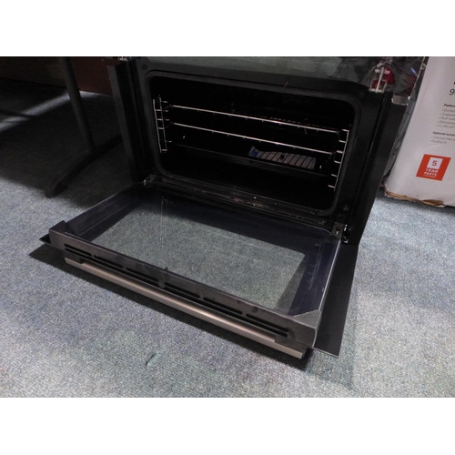 3032 - Zanussi Built In FanCook Double Oven - BROKEN GLASS DOOR (H888xW594xD568) - model no.:- ZKHNL3X1, or... 