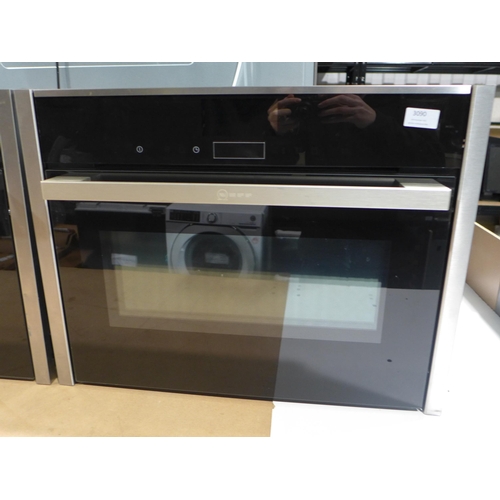 3090 - Neff N70 45L Compact Combi Microwave Oven - Stainless Steel (H455xW595xD548) - model no.:- C17MR02N0... 