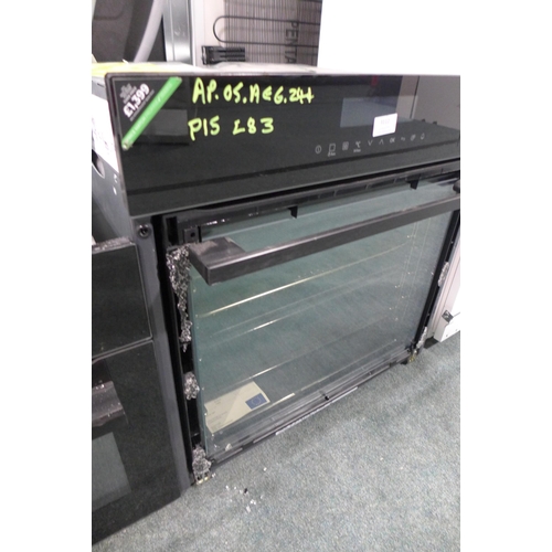 3112 - AEG Steam Oven - BROKEN DOOR (H594xW595xD567) - model no.:- BSK792320B, original RRP £1207.50 inc. V... 