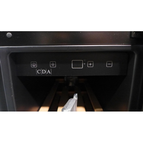 3117 - CDA Under Counter Wine Cooler (H820xW295xD570) - model no.:- FWC304BL, original RRP £358.33 inc. VAT... 