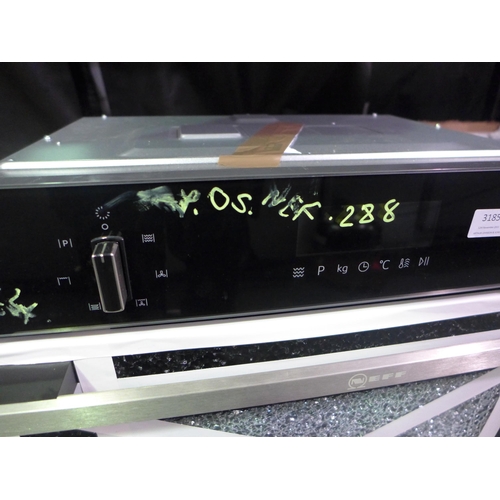 3185 - Neff N50 Compact Combi Microwave Oven - DAMAGED DOOR (H454xW596xD548) - model no.:- C1AMG84N0B, orig... 