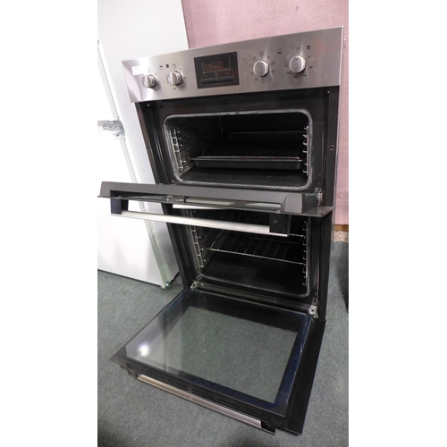 3201 - Zanussi Built In Fan Cook Double Oven (H888xW594xD568) - model no.:- ZKHNL3X1, original RRP £382.50 ... 