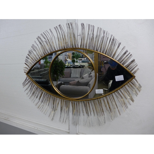 1336 - A metal framed eye mirror