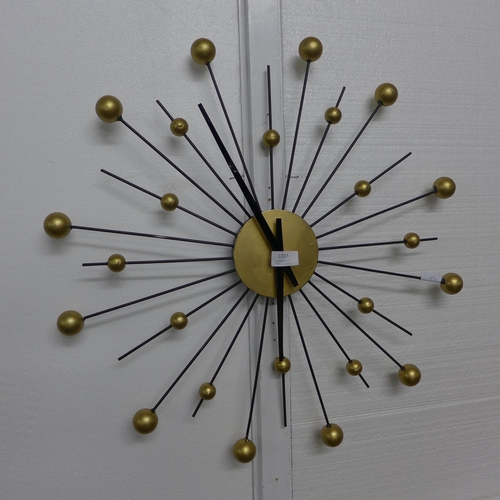 1337 - A 1960's style wall clock