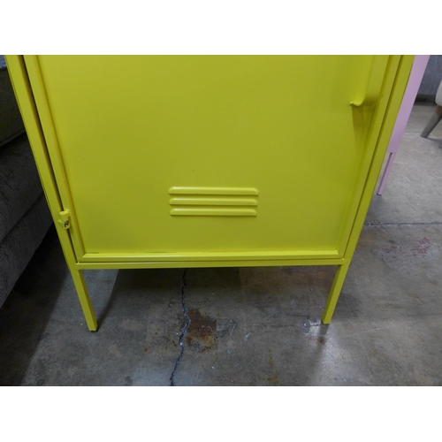 1426 - A yellow industrial style cabinet