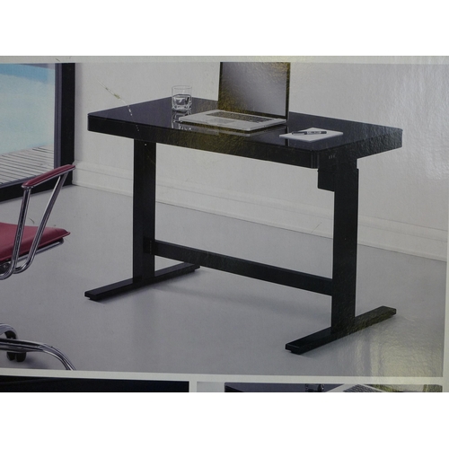 1503 - Tech Adjustable Power Black Desk, original RRP £266.66 + VAT (4153-11) * This lot is subject to VAT