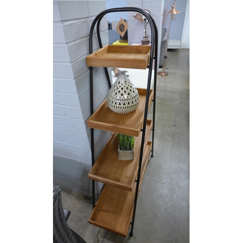 1372A - A Loft collection industrial inspired display shelf  H138cms x W95cms (1926460)   *