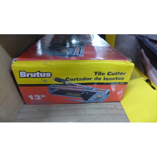 2140A - 2 Tile cutters: Brutus and TUV