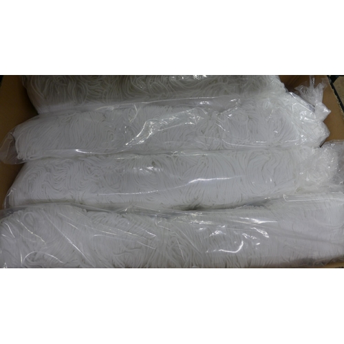 2137 - 12 Bags of elasticated string * this lot is subject to VAT