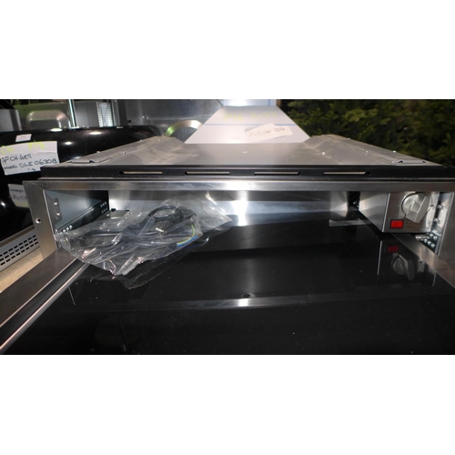 3034 - CDA Warming Drawer - Stainless Steel (H131xW596xD566) - model no.:- VW151SS, original RRP £330 inc. ... 