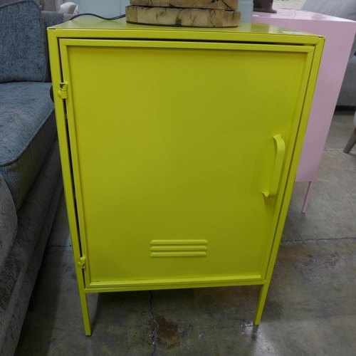 1451 - A yellow industrial style cabinet