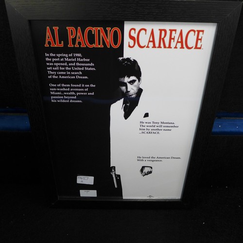 1464 - A Scarface  framed  Print (One-Sheet)(FP12461P-PL06)   *