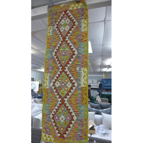 1470 - A Chobi Kilim runner, 193cm x 60cm