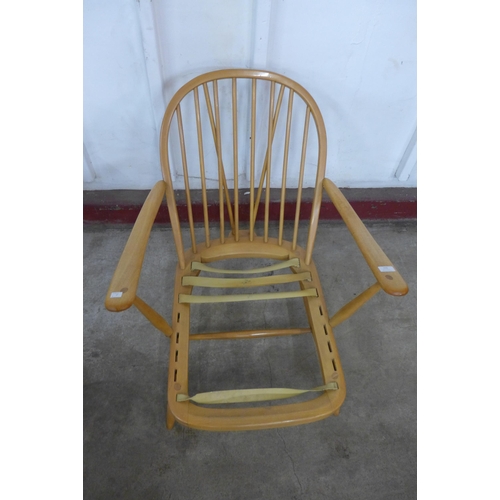 153 - An Ercol Blonde beech Windsor armchair