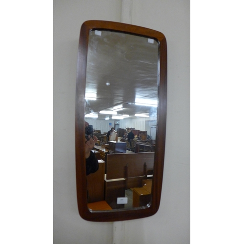 180 - A teak framed mirror