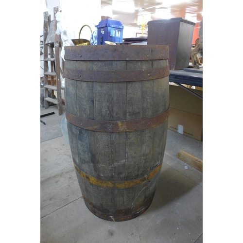 382 - A whisky barrel