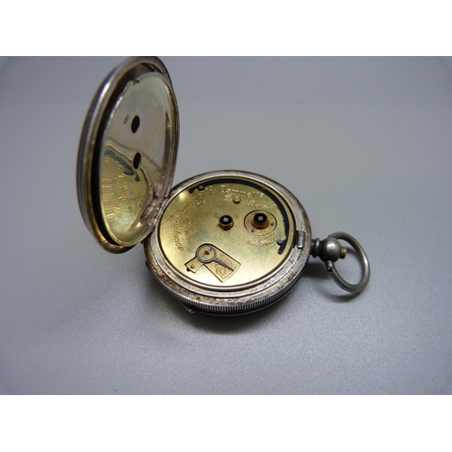 1047 - A silver cased H. Samuel 'Acme Lever' pocket watch