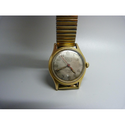 1103 - A Fluva automatic wristwatch, 29mm case