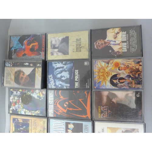 1145 - Twenty-three 1980's cassette tapes, David Bowie, Duran Duran, OMD, The Police, etc.