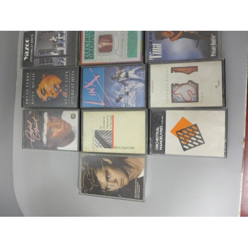 1145 - Twenty-three 1980's cassette tapes, David Bowie, Duran Duran, OMD, The Police, etc.