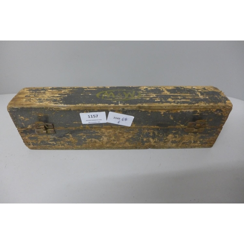 1157 - A Moore & Wright engineers spirit level