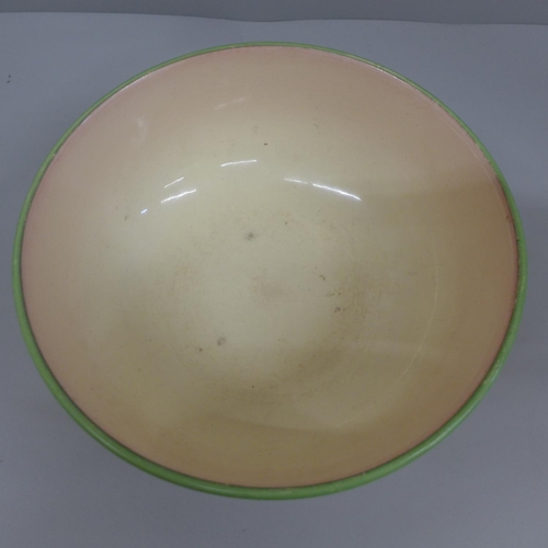 617 - A Clarice Cliff bowl, 21cm