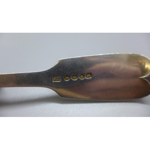 768 - A William IV silver spoon, 78g