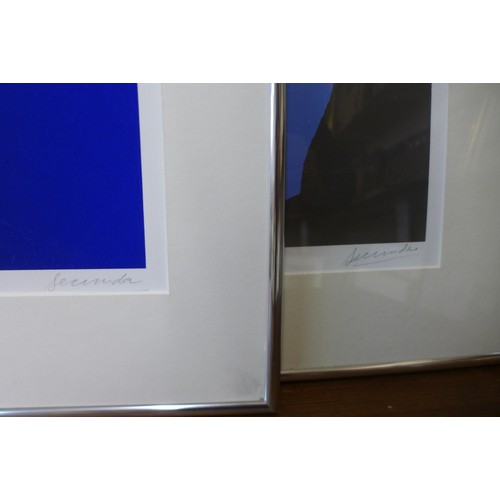 73 - A pair of signed Arthur Secunda limited edition silkscreen prints, A Good Morning 84/150 and Fire Ba... 