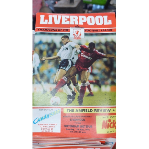 2115 - Box of approx. 70 assorted football programmes