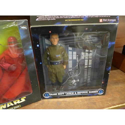 1118 - Star Wars Collector Series/Action Collection Emperor Palpatine and Royal Guard, Grand Moff Tarkin an... 