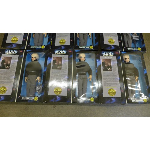 1121 - Star Wars Collector Series figures: six members of the Cantina Band