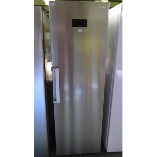 3028 - Sharp Inox larder fridge 9SJ-LC3ICHX.F)