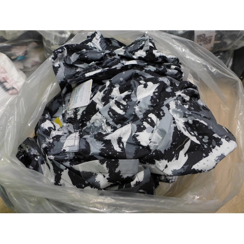 3037 - Bag of boys Saint Eve swim shorts, mixed sizes, pattern Splatter Camo Black, approx. 20 pairs * this... 