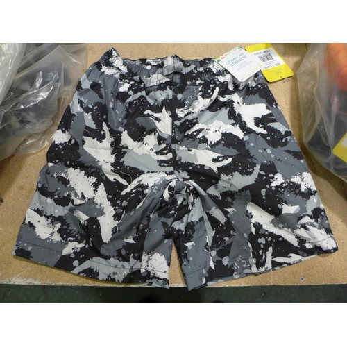 3038 - Bag of boys Saint Eve swim shorts, mixed sizes, pattern Splatter Camo Black, approx. 20 pairs * this... 