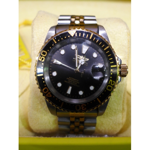 3074 - Gentleman's Invicta Pro Diver Pallet Watch - (WATCH FACE OF CENTRE) (273-31) * This lot is subject t... 