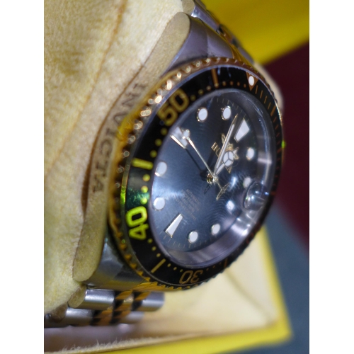 3074 - Gentleman's Invicta Pro Diver Pallet Watch - (WATCH FACE OF CENTRE) (273-31) * This lot is subject t... 