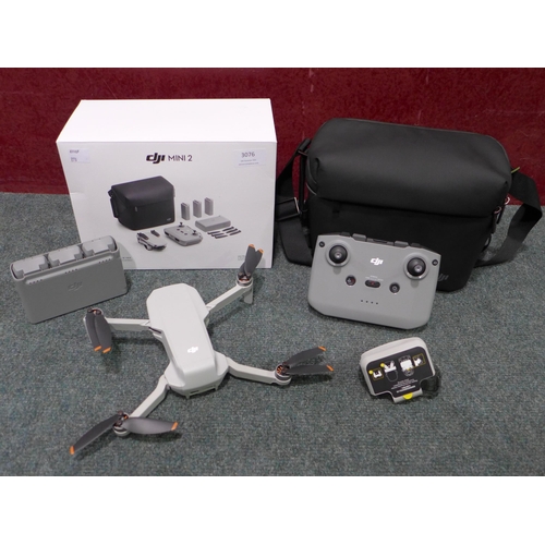 3076 - DJI Mini 2 Fly More Combo Drone Bundle , original RRP £433.33 + VAT (273-281) * This lot is subject ... 