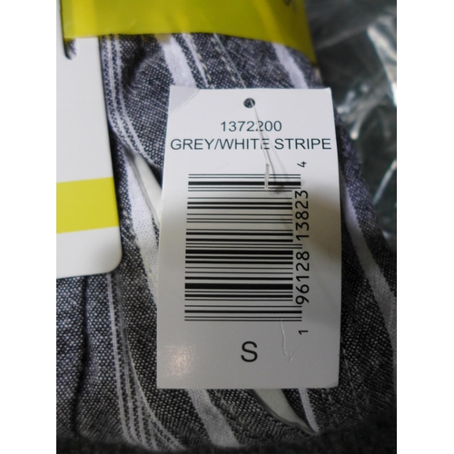 3105 - Bag of women's grey striped Briggs trousers, size: small, approx. 8 pairs * this lot is subject to V... 